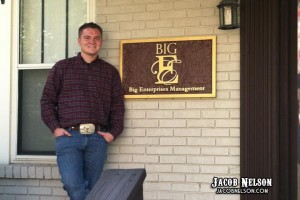 Jacob Nelson outside of Big Enterprises in Nashville, TN